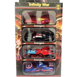 NEGOCIO Mini Metal Car for Kids Car Pack of 4 Mini Racers Derby Racers Series Diecast Cars Suitable for Children Movie Vehicle Racing Cars for Competition and Story Play - COLOR MAY VARY-14