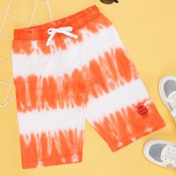 Pantaloons Junior Tie Dye Shorts - Bright White-image-6