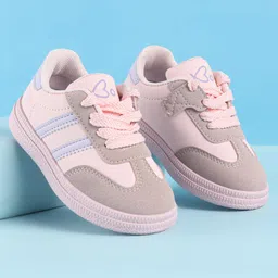 Babyoye Lace Up Casual Shoes - Pink-picture-4