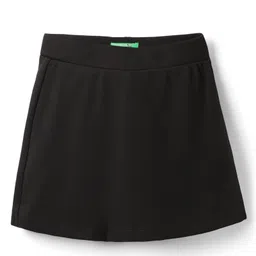 UCB Above Knee Length Solid Colour Skirts - Black-picture-39
