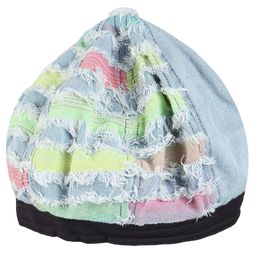 Tipy Tipy Tap Denim Distressed Beret Hat - Light Blue - 58 cm-image-39