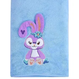 Cotton Bolls Textiles Kids Blue & Purple Printed 300 GSM Bath Towel-image-97