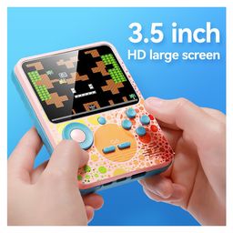 Sanjary Handheld Game Console,500 Classical Games Retro Video Games Player 3.5' Color Screen Support Connecting TV Game for Kids -Color & Deisgn May Vary image 2