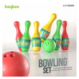 Baybee Bowling Set 6 Pins and 2 Ball- (Color and Print May Vary) image 3