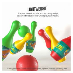 Baybee Bowling Set 6 Pins and 2 Ball- (Color and Print May Vary) image 5