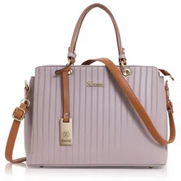 Exotic Textured PU Structured Handheld Bag with Quilted image 2
