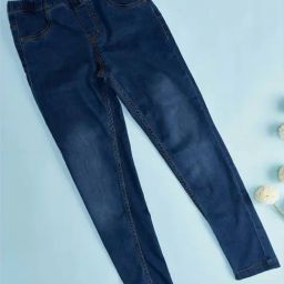Pantaloons Junior Kids Blue Tapered Fit Jeans-picture-24