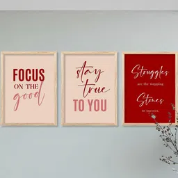 Motivational Wall Art With Frame Home Decor Wall Painting For Living Room Office Bedroom-image-86