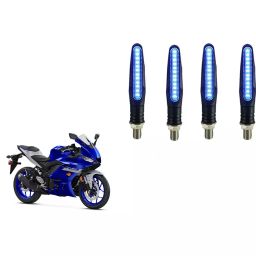Cartronics Pencil Type Blue LED Indicator  for Yamaha YZF R3 (Pack of 4 Pcs)-46