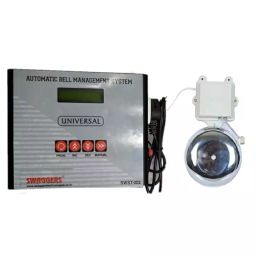 Security Store Automatic School Bell Timer System with 4 inch Gong Bell (Prime) Black and Grey-8