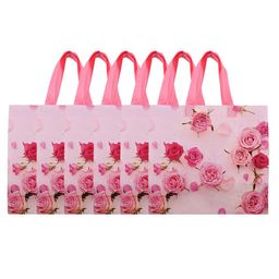 Kuber Industries Printed Shopper Tote Bag with Cut Work-20