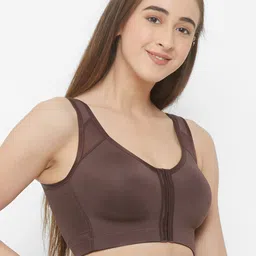 SOIE Front Closure Full Coverage Non Padded Non Wired Posture Correction Bra image 5