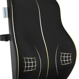 HOSPIKART Black Memory Foam BackrestCushion-image-38