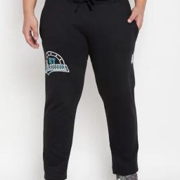 Bigbanana Black Cotton Regular Fit Printed Trackpants-image-68