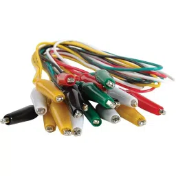 TENMA 18 Gauge Alligator Set - 10 pieces, 21-3315-14