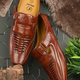 Prolific Men's Roman Tan Mule Shoes-image-93