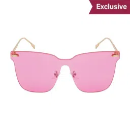 Ted Smith Pink Square UV Protection Unisex Sunglasses-image-82