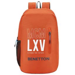 United Colors of Benetton Caspian 16 Ltrs Orange Medium Laptop Backpack-20