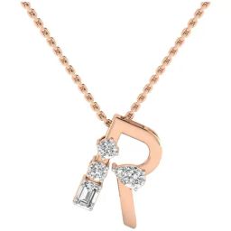 SHINE ETERNAL Lab Grown Diamond 18k (750) Rose Gold Pendant for Women-image-83