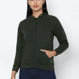 Allen Solly Green Regular Fit Sweatshirt-image-94