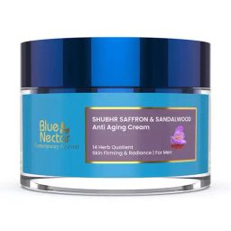 Blue Nectar Shubhr Saffron & Sandalwood Anti Aging Cream For Men - 50 gm-10