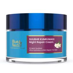 Blue Nectar Shubhr Kumkumadi Night Repair Cream For Men-31