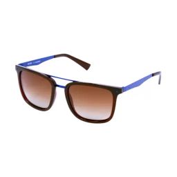 Enrico Eyewear Brown Wayfarer Sunglasses for Men-image-15