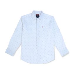 Palm Tree Kids White Printed Full Sleeves Shirt-image-34
