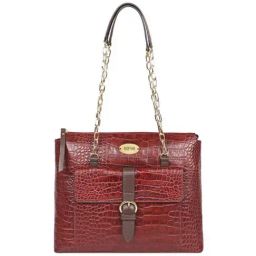 Hidesign Eliza 01 Sb Red Textured Medium Tote Handbag-27
