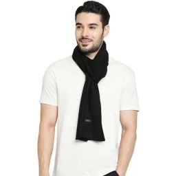 Spykar Black Solid Muffler-image-15