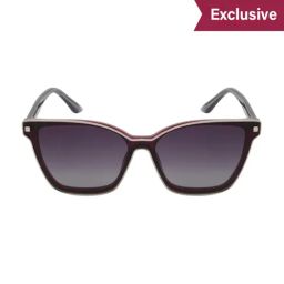 Ted Smith Purple Cat Eye Polarized Sunglasses for Women-picture-32
