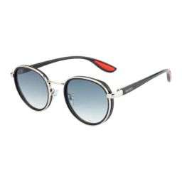 MAGNEQ Blue UV Protection Oval Unisex Sunglasses-image-79