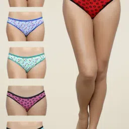 Softrose Multicolor Printed Panties (Pack Of 6)-picture-41