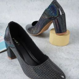 Iconics Women's Black Casual Pumps-image-92