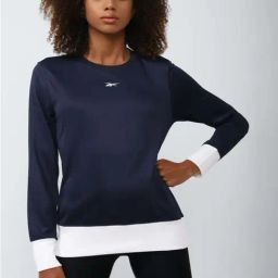 Reebok Navy Regular Fit Sweatshirt-image-101
