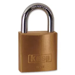 KASP SECURITY Padlock, Brass, 30mm, K12030-34