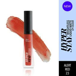 Blue Heaven Hyper Stay Weightless Liquid Matte Lip Colour Alert Red 23 - 6 ml-image-13