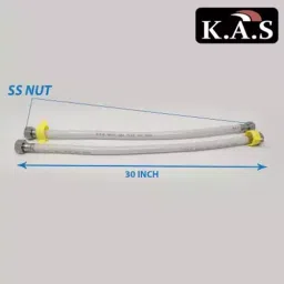 K.A.S PVC Connection Pipe with Insert Brass Clamps, CTSS30 image 2