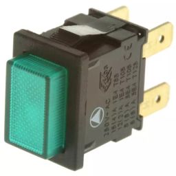 ARCOLECTRIC (BULGIN LIMITED) 8300 Series Illuminated Miniature Push Button Switch Latching Panel Mount DPDT Green LED, H8353ABNABB-image-80