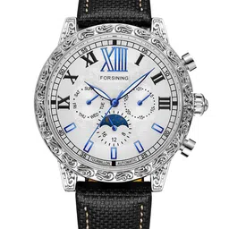 FORSINING Men Dial & Leather Straps Analogue Watch FSG6923M3S1-image-25