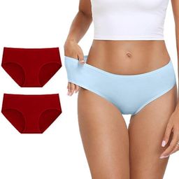 Diving Deep Women Pack of 3 Cotton Hipster Briefs-image-85