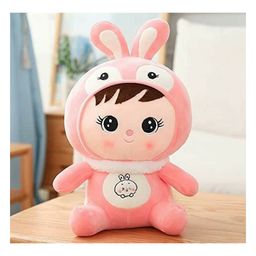 DPARANI Bunny  with Cap Stuffed Plush Soft Toy Pink  - Height 45 cm-image-11