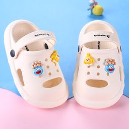 Cute Walk by Babyhug Clogs with 3D Applique - Off White-image-16