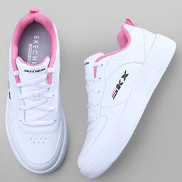 Skechers Lace Ups Casual Shoes - White-image-23