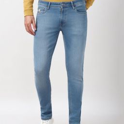 Peter England Casuals Men Slim Fit Mid-Rise Light Fade Jeans-picture-27