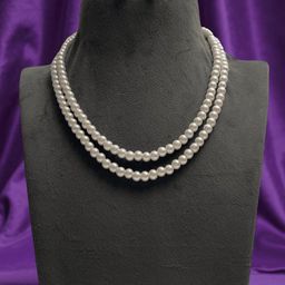 KASHVI PEARLS AND JEWELLERS Brass Silver-Plated Jewellery Set-30