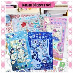 FunBlast DIY 3D Kawaii Stickers Set  16 Sheets (100+ Pcs) Multicolor image 5