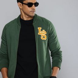 Levis Brand Logo Applique Front Open Sweatshirt-image-12