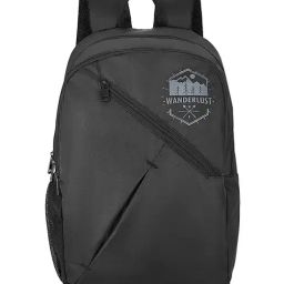 The Vertical Wanderlust Seth Black Textured Medium Backpack-image-66