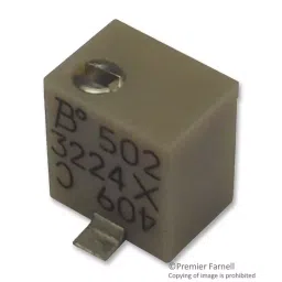 Bourns TRIMMER, POT, 5KOHM, 10%, 12TURN, SMD Model No - 3224X-1-502E-image-77